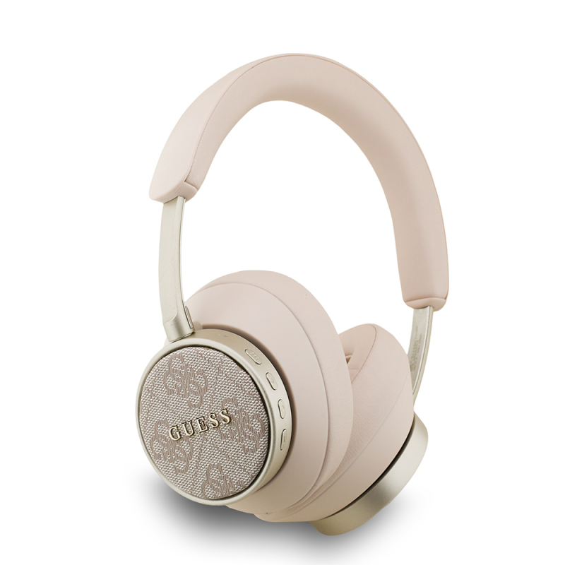 Guess Orjinal Lisanslı Ayarlanabilir 4G Desenli Metal Klasik Logolu Kulak Üstü Bluetooth Kulaklık - 4
