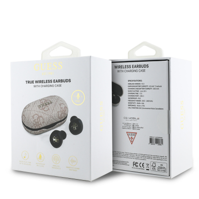 Guess Orjinal Lisanslı Klasik Metal Yazı Logolu TWS Kulak İçi Bluetooth Kulaklık - 22