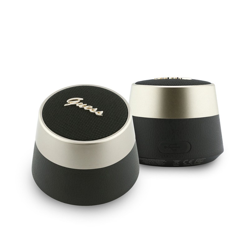 Guess Orjinal Lisanslı Metal Yazı Logolu Kulak Üstü Kulaklık ve Speaker Hoparlör 2in1 Set - 8