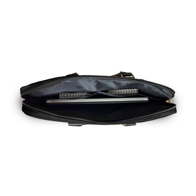 Guess Orjinal Lisanslı Naylon Kumaş Metal Üçgen Logolu Omuz Askılı 15-16 inç Laptop Çantası - 6