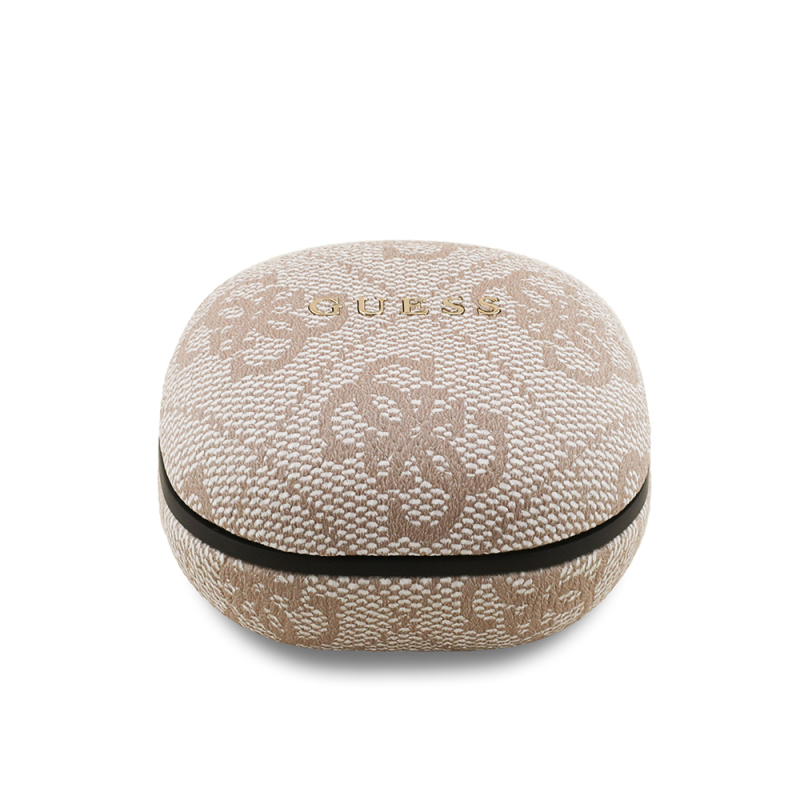 Guess Orjinal Lisanslı PU 4G Desenli Klasik Metal Yazı Logolu TWS Kulak İçi Bluetooth Kulaklık - 16