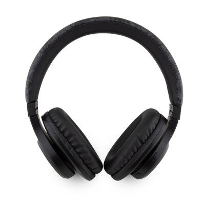 Guess Orjinal Lisanslı PU 4G Desenli Metal Yazı Logolu Tone On Tone Kulak Üstü Bluetooth Kulaklık - 5