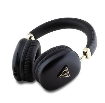 Guess Orjinal Lisanslı PU 4G Desenli Üçgen Logolu Kulak Üstü Bluetooth Kulaklık - 3