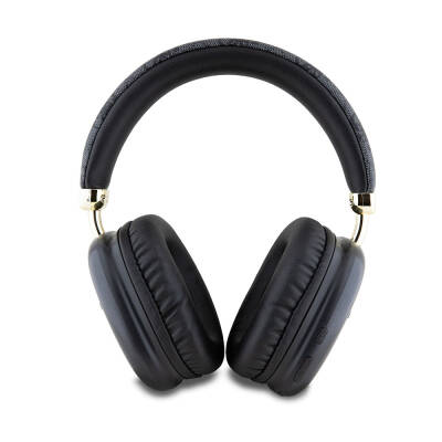 Guess Orjinal Lisanslı PU 4G Desenli Üçgen Logolu Kulak Üstü Bluetooth Kulaklık - 4