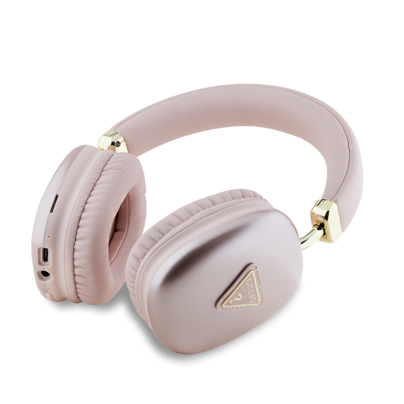 Guess Orjinal Lisanslı PU Üçgen Logolu Kulak Üstü Bluetooth Kulaklık - 5