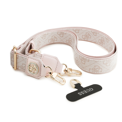Guess Orjinal Lisanslı Taşlı 4G Metal Logolu Çapraz Vücut Telefon Askı Kayışı 150cm - 11