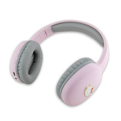 Hello Kitty Orjinal Lisanslı Ayarlanabilir Metal Kitty Logolu Oval Bluetooth 5.3 Kulaklık - 4
