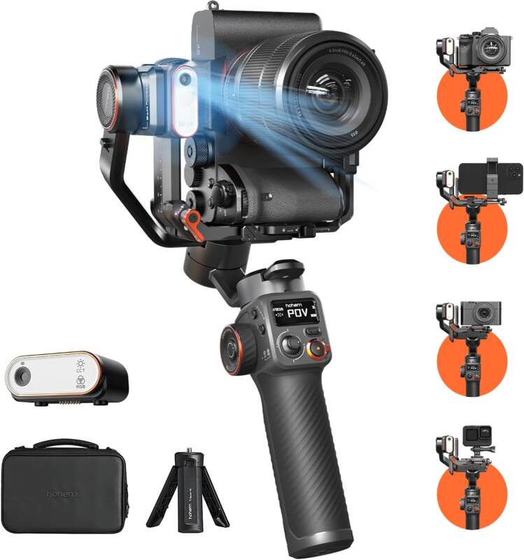 Hohem iSteady MT2 3-Axis Handheld AI Artificial Intelligence Vision Sensor Camera Gimbal Stabilizer - 1