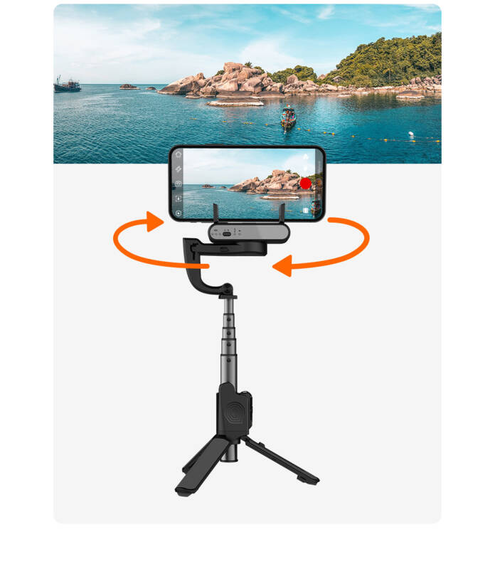 Hohem iSteady Q 2-Axis Handheld Selfie Stick Gimbal Stabilizer - 7