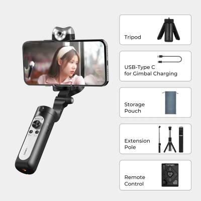 Hohem iSteady VS2 3-Axis Handheld AI Artificial Intelligence Gimbal Stabilizer with Vision Sensor - 8