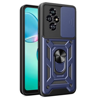 Honor 200 Case with Magnetic Stand Camera Protection Zore Sürgülü Vega Cover - 3