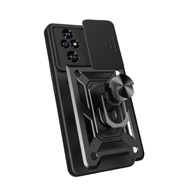 Honor 200 Pro Case with Magnetic Stand Camera Protection Zore Sürgülü Vega Cover - 4