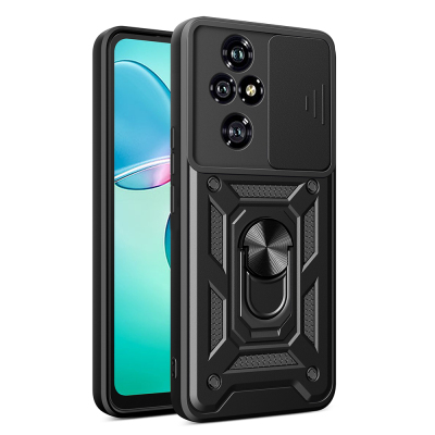 Honor 200 Pro Case with Magnetic Stand Camera Protection Zore Sürgülü Vega Cover - 3