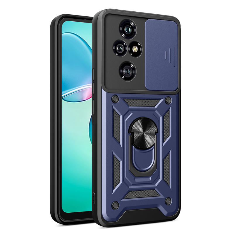 Honor 200 Pro Kılıf Magnetik Standlı Kamera Korumalı Zore Sürgülü Vega Kapak - 2