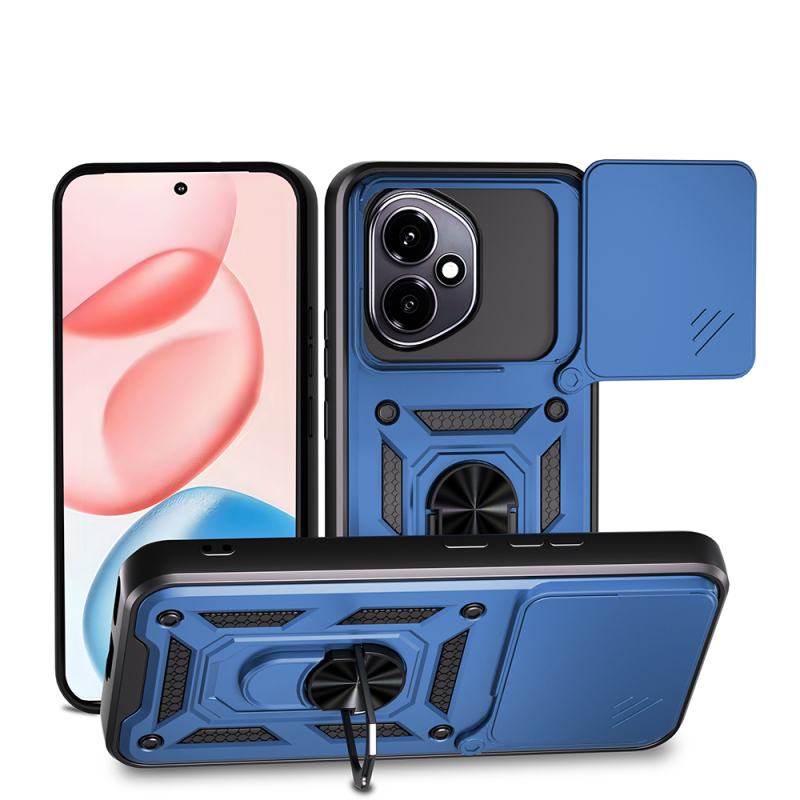 Honor 400 Case Magnetic Stand Camera Protection Zore Sliding Vega Cover - 3