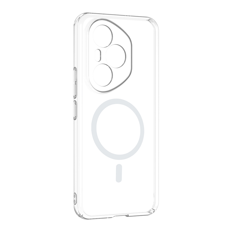 Honor 400 Pro Camera Protected M-Safe Charging Transparent Zore London Hard PC Case - 3