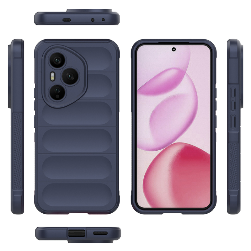 Honor 400 Pro Case Flexible TPU Hollow Back Surface Design Zore Ethnic Silicone Cover - 5