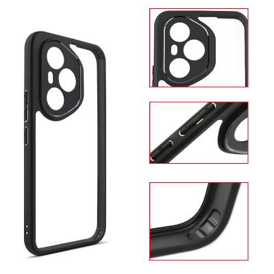 Honor 400 Pro Kılıf Kamera Korumalı Şeffaf Arka Yüzey Zore New Roll Kapak - 7