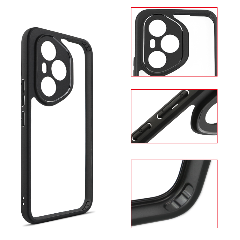 Honor 400 Pro Kılıf Kamera Korumalı Şeffaf Arka Yüzey Zore New Roll Kapak - 7
