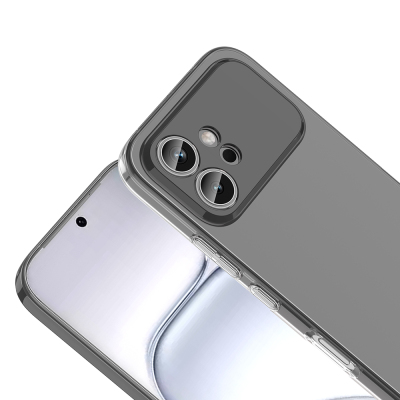 Honor 600 5G Camera Protected M-Safe Charging Transparent Zore London Hard PC Case - 3