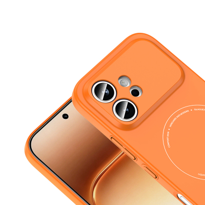 Honor 600 5G Kılıf M-Safe Şarj Özellikli Kamera Korumalı Zore Elio Sert PC Kapak - 7