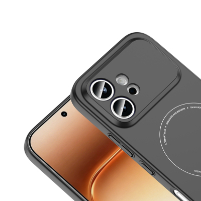 Honor 600 5G Kılıf M-Safe Şarj Özellikli Kamera Korumalı Zore Elio Sert PC Kapak - 8