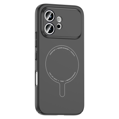 Honor 600 5G Kılıf M-Safe Şarj Özellikli Kamera Korumalı Zore Elio Sert PC Kapak - 5