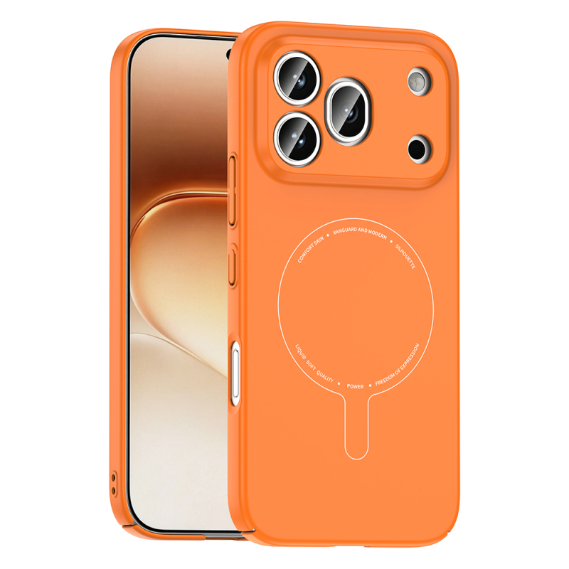 Honor 600 Pro 5G Case with M-Safe Charging and Camera Protection - Zore Elio Hard PC Cover - 2