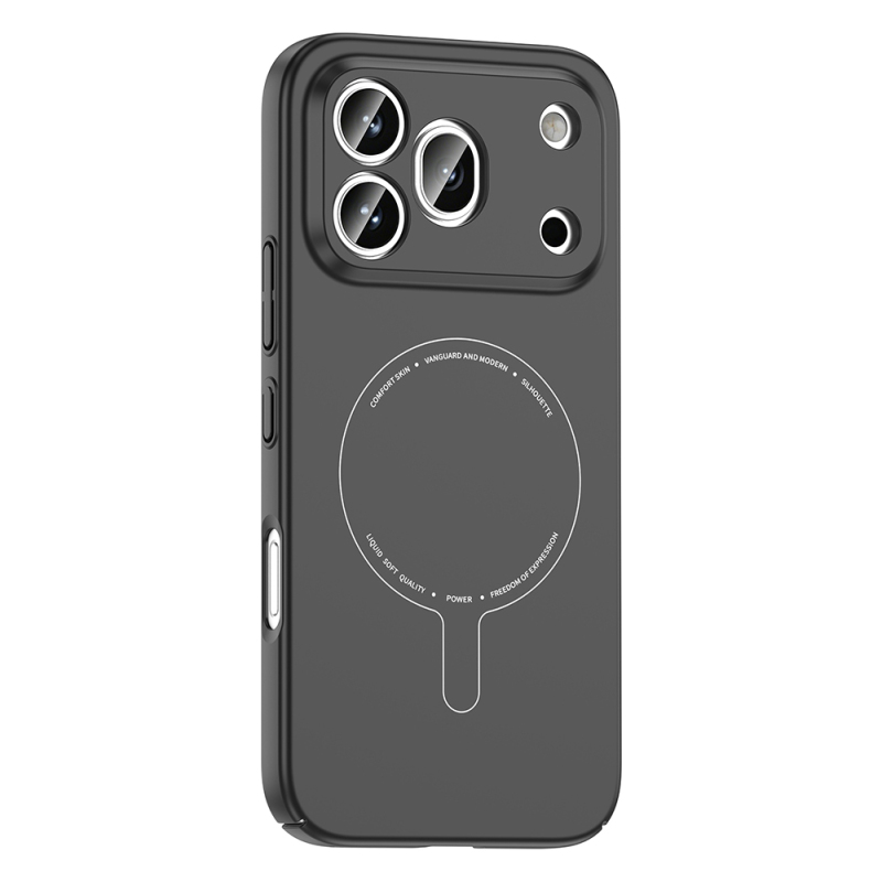 Honor 600 Pro 5G Case with M-Safe Charging and Camera Protection - Zore Elio Hard PC Cover - 6
