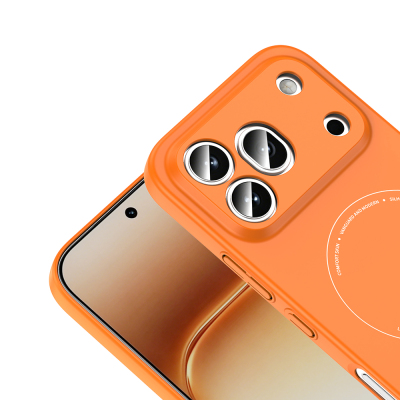 Honor 600 Pro 5G Kılıf M-Safe Şarj Özellikli Kamera Korumalı Zore Elio Sert PC Kapak - 8