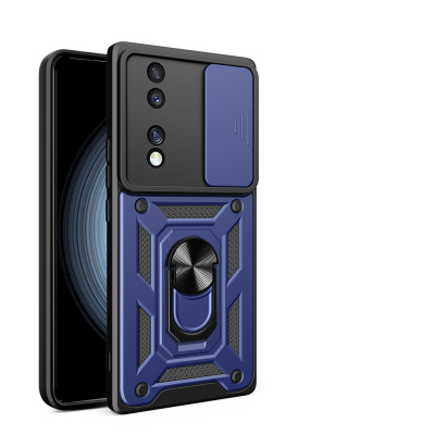 Honor 70 Case with Magnetic Stand Camera Protection Zore Sürgülü Vega Cover - 3