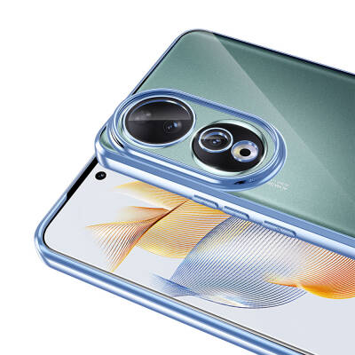 Honor 90 Kılıf Kamera Korumalı Logo Gösteren Zore Omega Kapak - 19