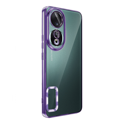 Honor 90 Kılıf Kamera Korumalı Logo Gösteren Zore Omega Kapak - 23