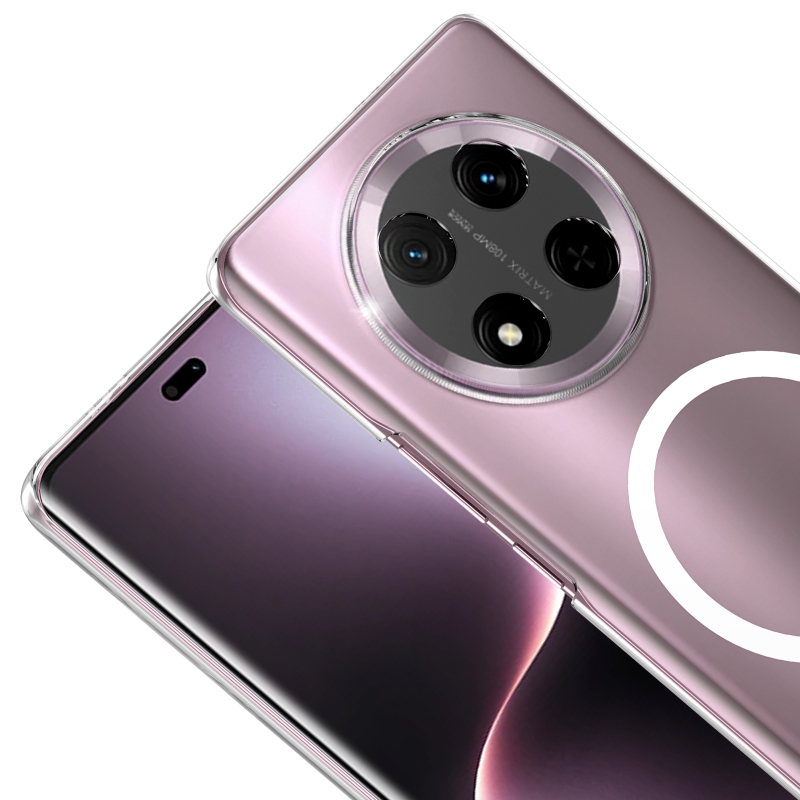 Honor Magic 7 Lite Kamera Korumalı M-Safe Şarj Özellikli Şeffaf Zore London Sert PC Kapak - 3