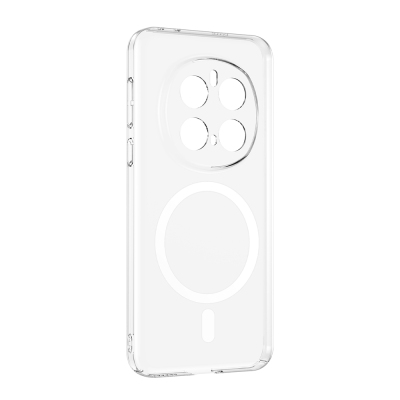 Honor Magic 7 Pro Camera Protected M-Safe Charging Transparent Zore London Hard PC Case - 2