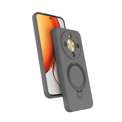 Honor Magic 8 Lite 5G Case M-safe Charging Stand Zore Samara Cover - 3