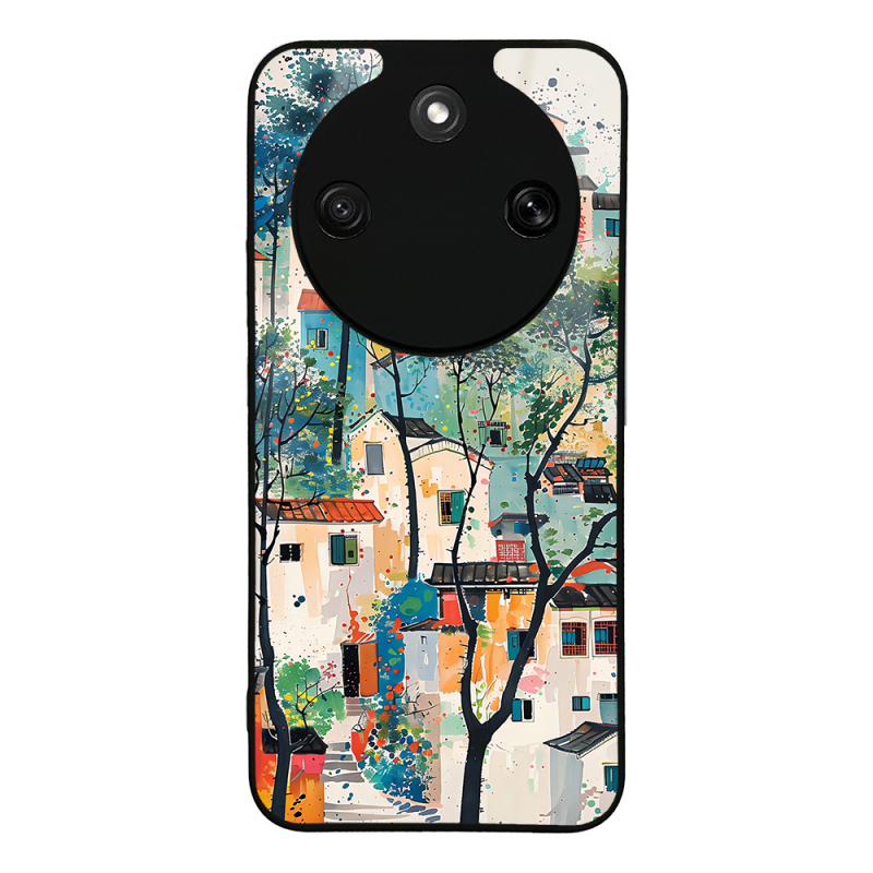 Honor Magic 8 Lite 5G Case with Camera Protection, Patterned Zore Lusi Cover - 2