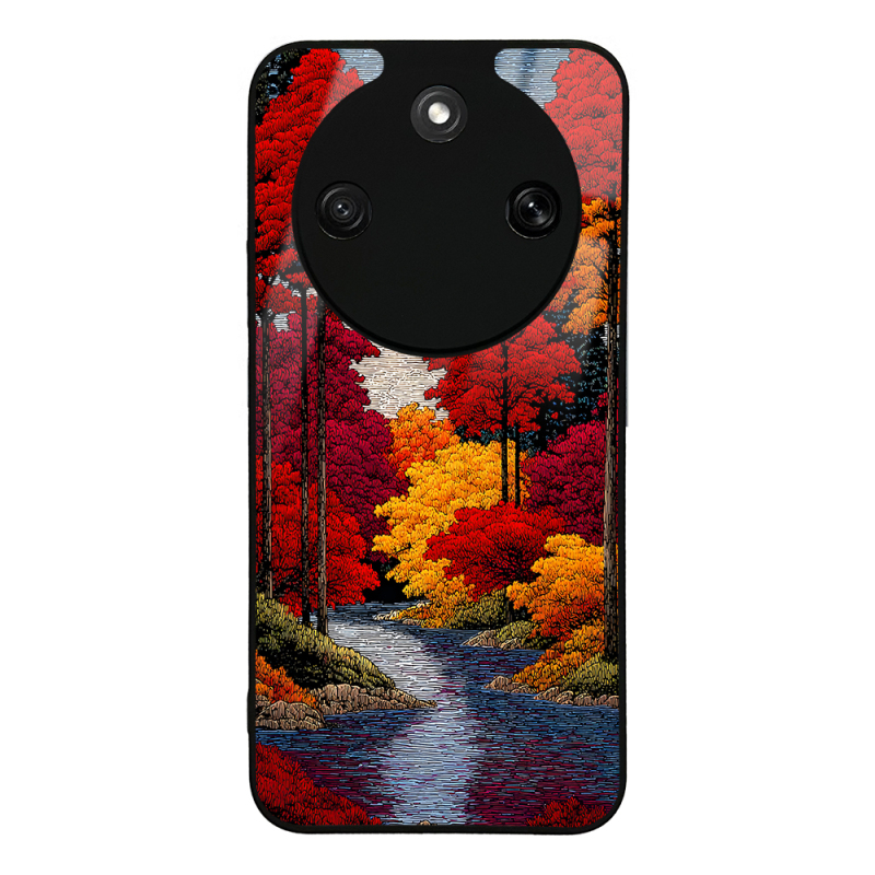 Honor Magic 8 Lite 5G Case with Camera Protection, Patterned Zore Lusi Cover - 4