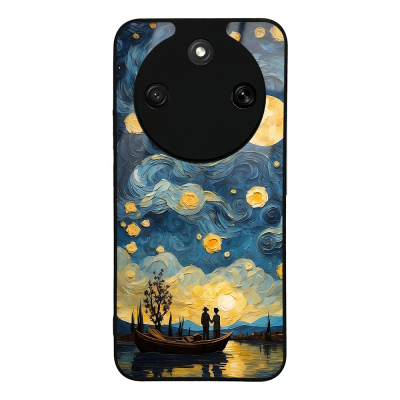 Honor Magic 8 Lite 5G Case with Camera Protection, Patterned Zore Lusi Cover - 6