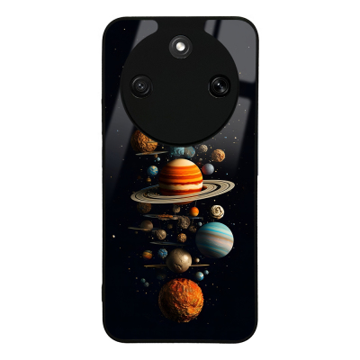 Honor Magic 8 Lite 5G Kılıf Kamera Korumalı Desenli Zore Lusi Kapak - 5