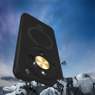 Honor Magic 8 Lite 5G Kılıf M-safe Şarj Özellikli Standlı Zore Samara Kapak - 6