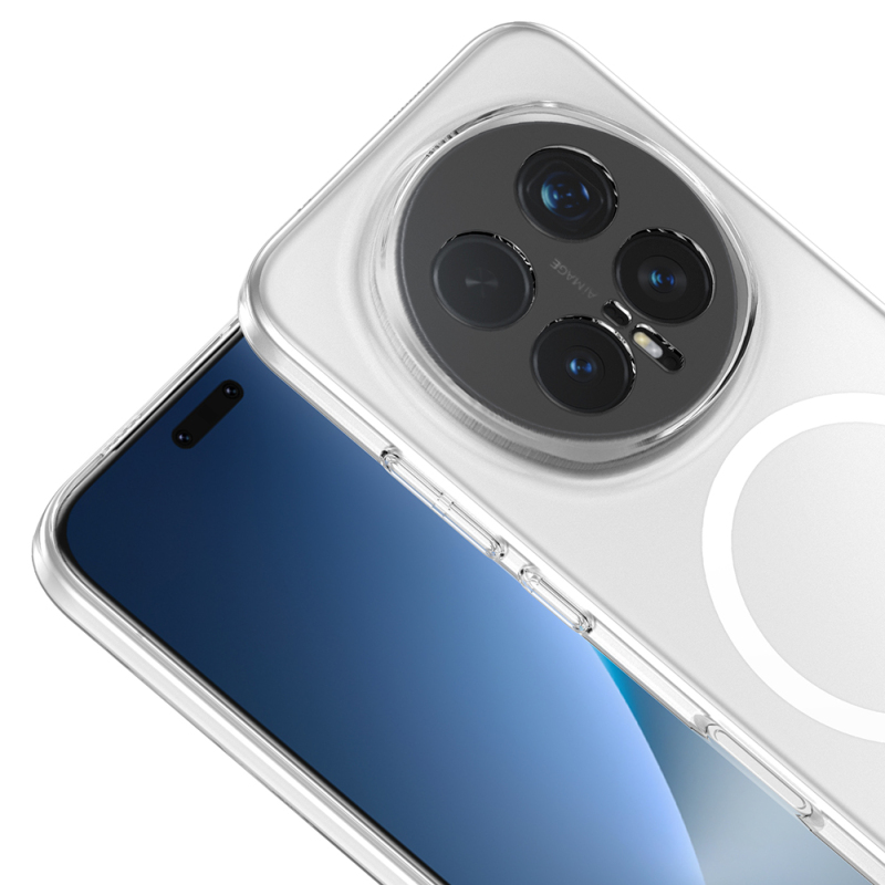 Honor Magic 8 Pro Kamera Korumalı M-Safe Şarj Özellikli Şeffaf Zore London Sert PC Kapak - 3