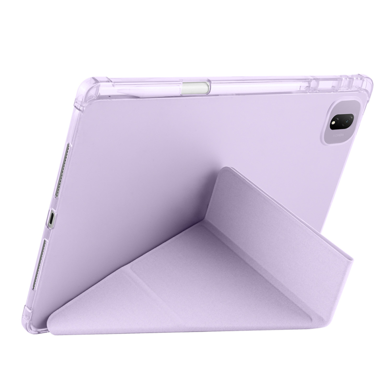Honor MagicPad 2 Kılıf Zore Tri Folding Kalem Bölmeli Standlı Kılıf - 11