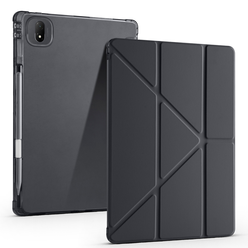 Honor MagicPad 2 Kılıf Zore Tri Folding Kalem Bölmeli Standlı Kılıf - 2