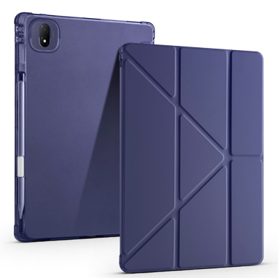 Honor MagicPad 2 Kılıf Zore Tri Folding Kalem Bölmeli Standlı Kılıf - 4