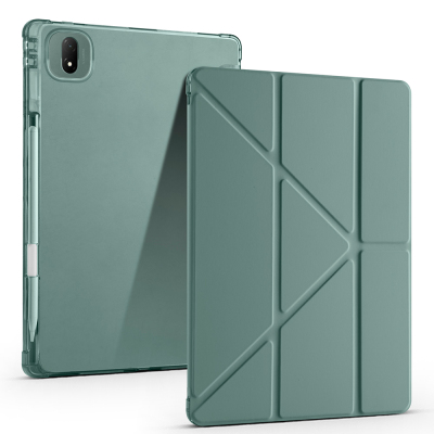 Honor MagicPad 2 Kılıf Zore Tri Folding Kalem Bölmeli Standlı Kılıf - 5