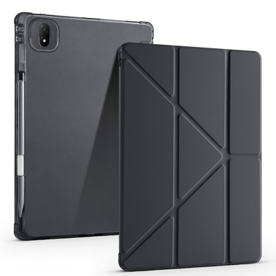 Honor MagicPad 2 Kılıf Zore Tri Folding Kalem Bölmeli Standlı Kılıf - 1