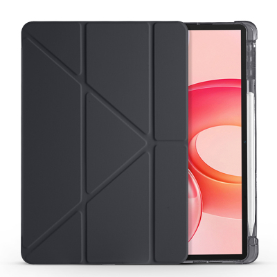 Honor Pad 10 12.1 Case Zore Tri Folding Stand Case with Pen Compartment - 9