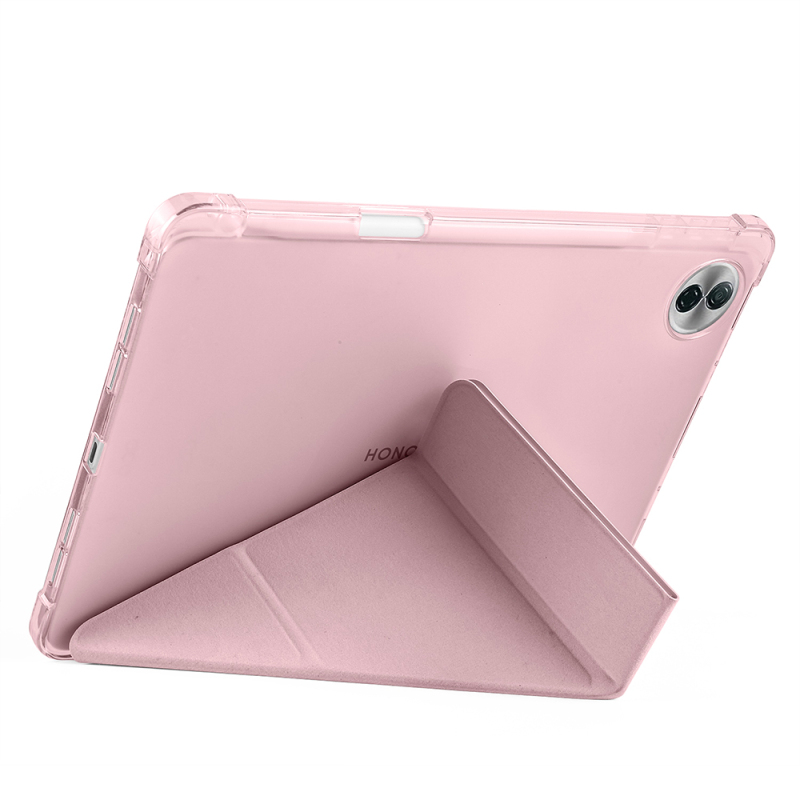 Honor Pad 10 12.1 Case Zore Tri Folding Stand Case with Pen Compartment - 34