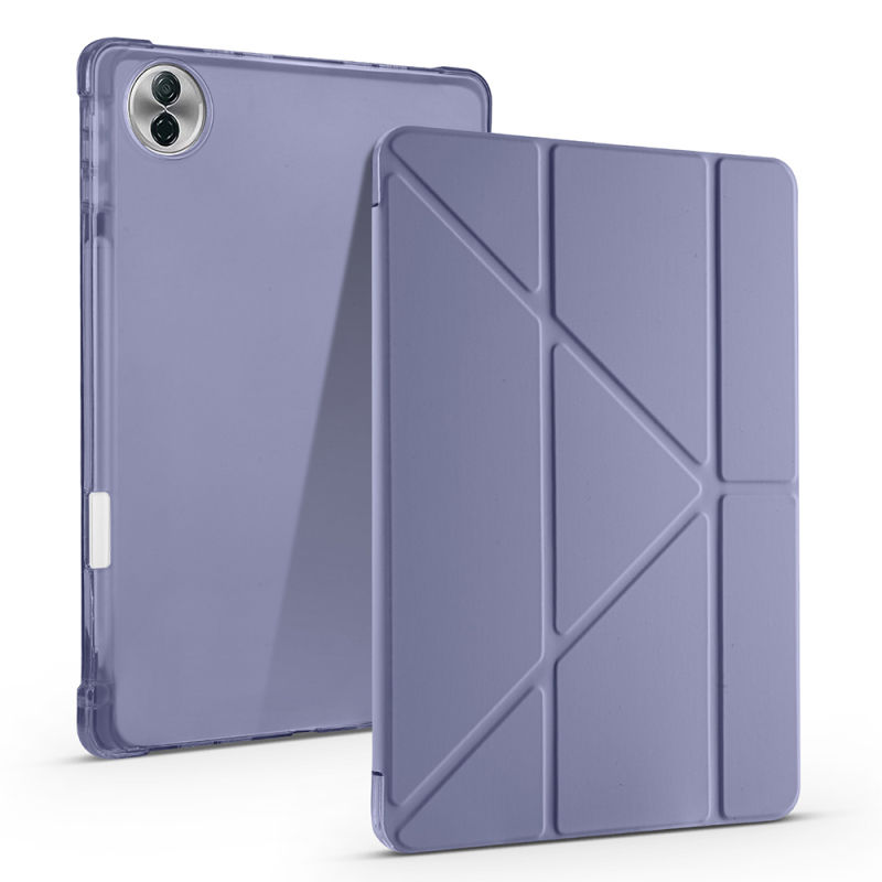 Honor Pad 10 12.1 Case Zore Tri Folding Stand Case with Pen Compartment - 2
